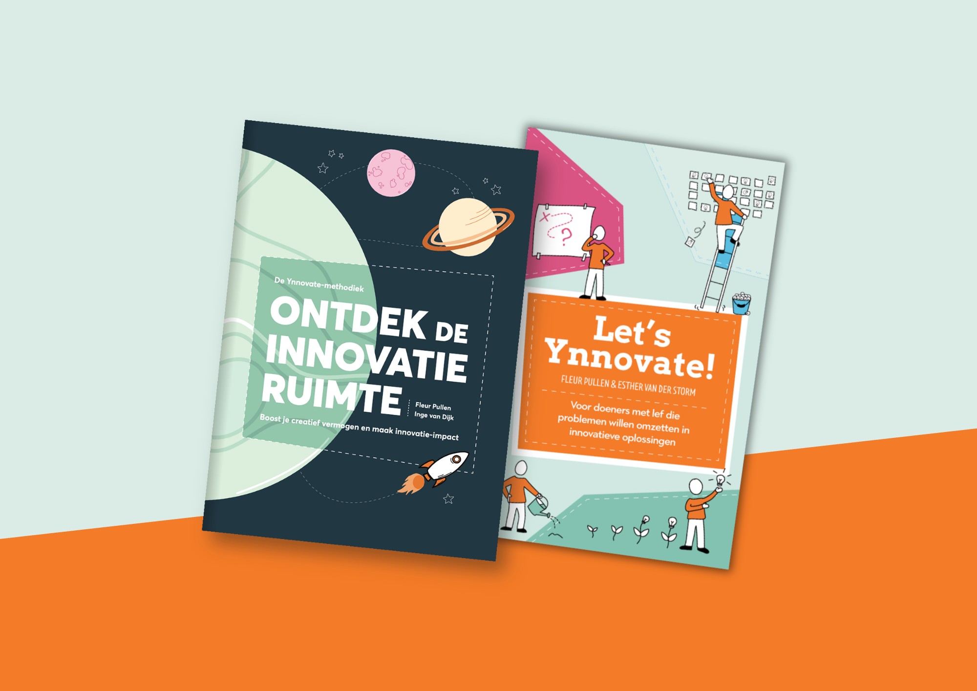 Boekenpakket met de boeken Ontdek de Innovatieruimte en Let's Ynnovate!