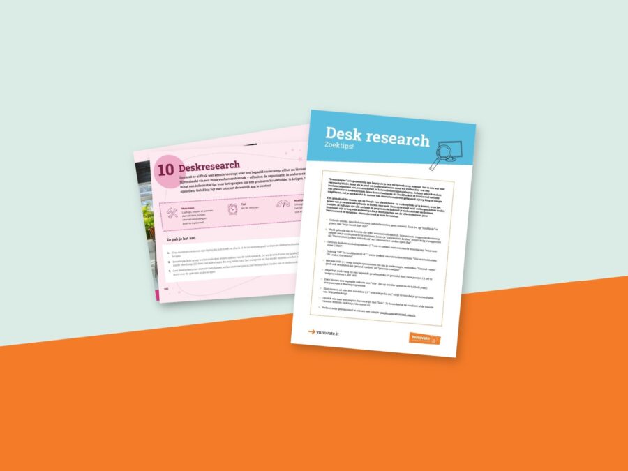 Werkvorm Deskresearch: uitleg uit het boek en canvas