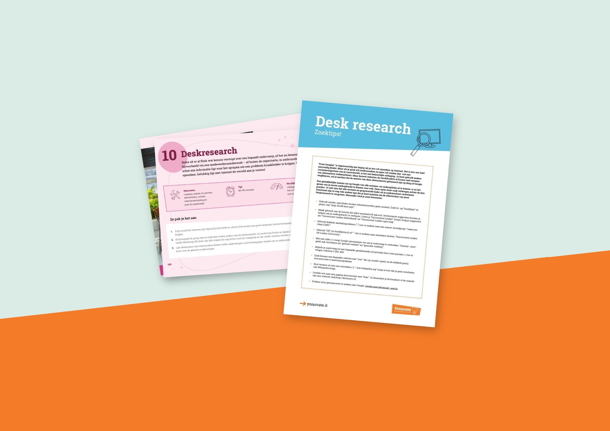 Werkvorm Deskresearch: uitleg uit het boek en canvas