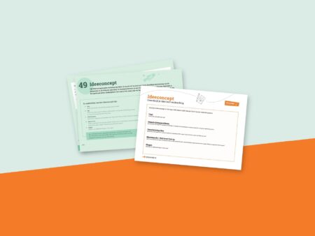 Werkvorm Ideeconcept: uitleg uit het boek en canvas