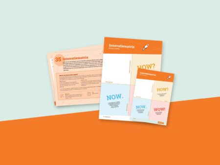 Werkvorm Innovatiematrix: uitleg uit het boek, poster en keuzekaartje