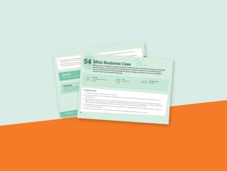 Werkvorm Mini Business Case: uitleg uit het boek en canvas