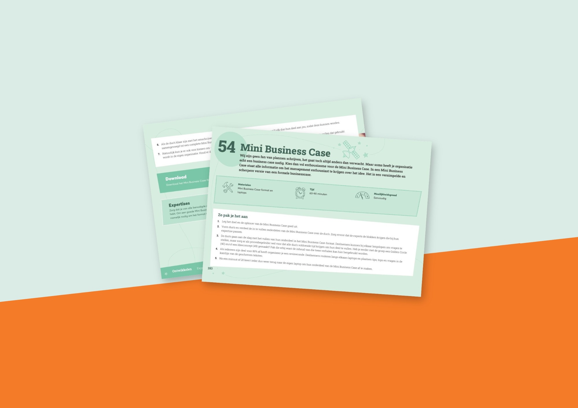 Werkvorm Mini Business Case: uitleg uit het boek en canvas
