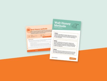 Werkvorm Walt Disney-methode: uitleg uit het boek en canvas
